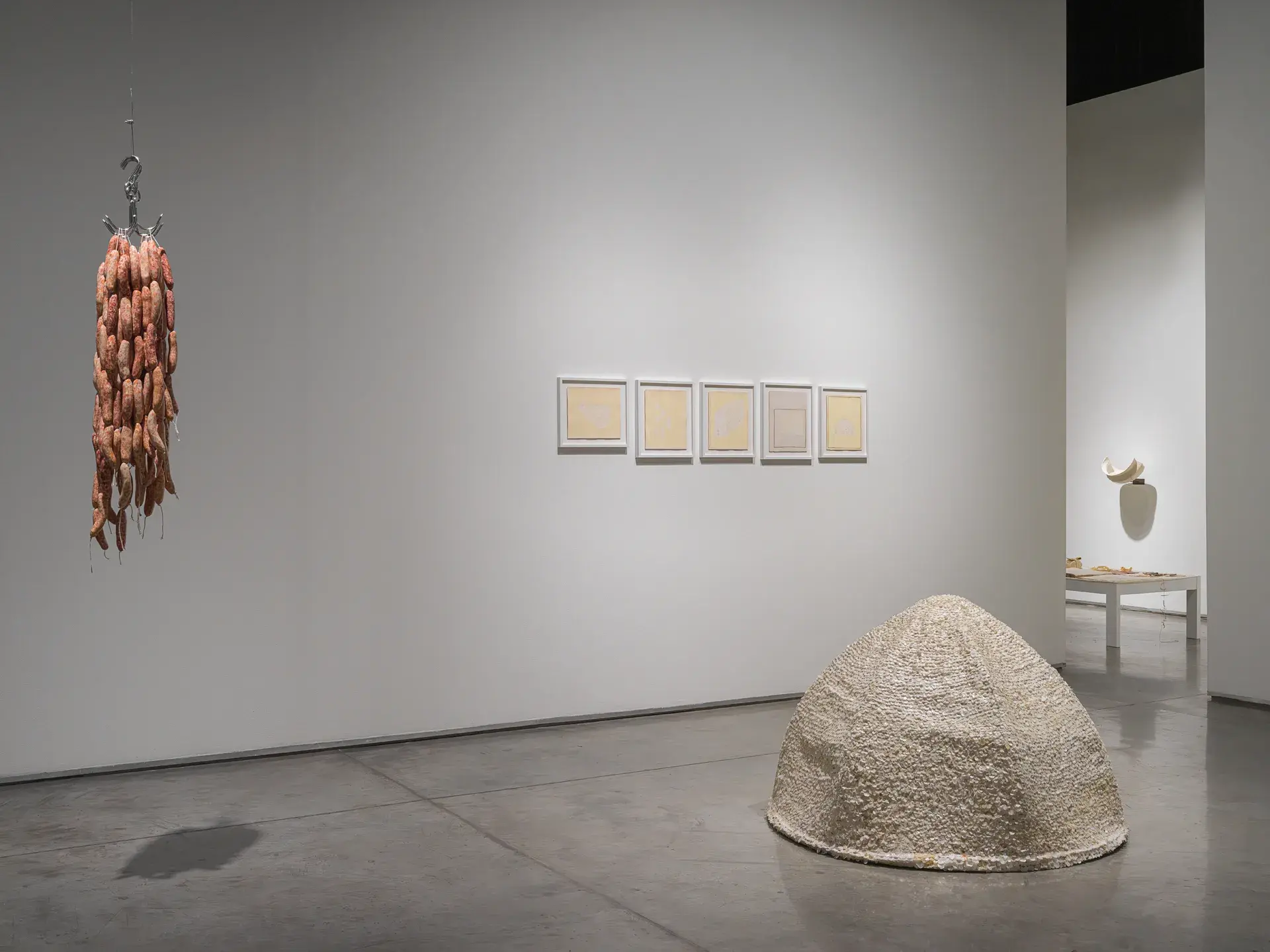 Antevasin - The one who sits at the border of two worlds<br>
Installation view
